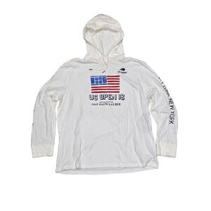 Polo Ralph Lauren US Open 2018 Tennis Cotton Hoodie White XL A003333